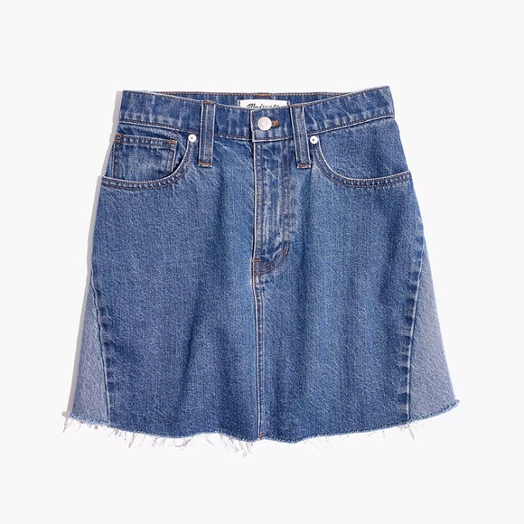 Madewell | Denim A-line mini skirt - Picture 1 of 11